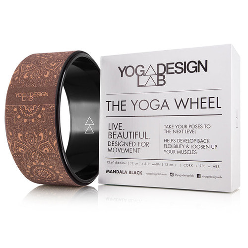 [요가디자인랩] 요가휠 - Yoga Wheel Mandala Black